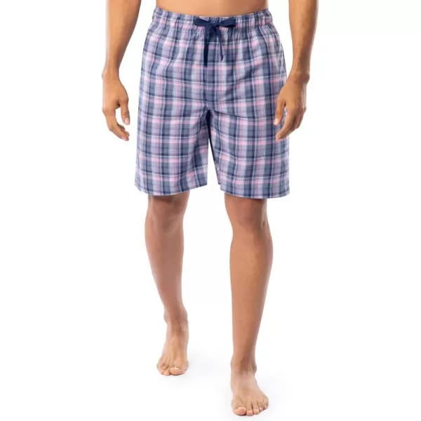 IZOD mens Printed Poplin Relaxed Fit Drawstring Sleep Shorts