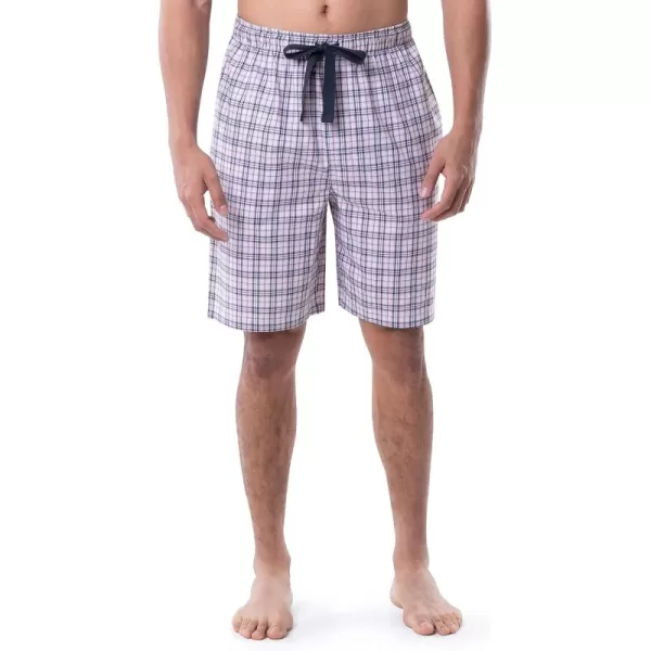 IZOD mens Printed Poplin Relaxed Fit Drawstring Sleep Shorts
