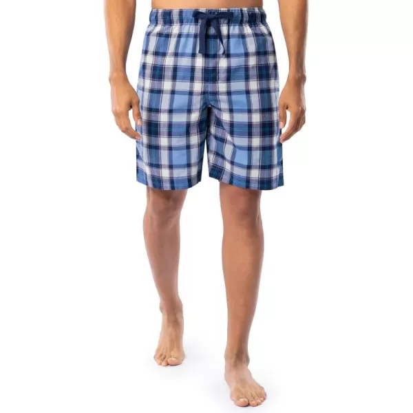 IZOD mens Printed Poplin Relaxed Fit Drawstring Sleep Shorts
