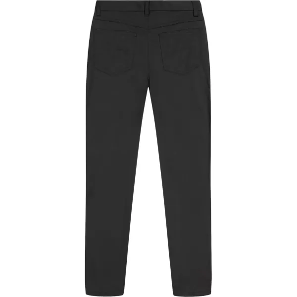 IZOD Boys' School Uniform Twill Pants, Flat Front &amp; Comfortable Waistband with 5 Pockets