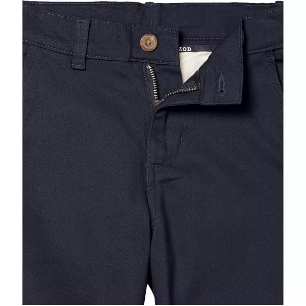IZOD Boys' School Uniform Twill Pants, Flat Front &amp; Comfortable Waistband with 5 Pockets