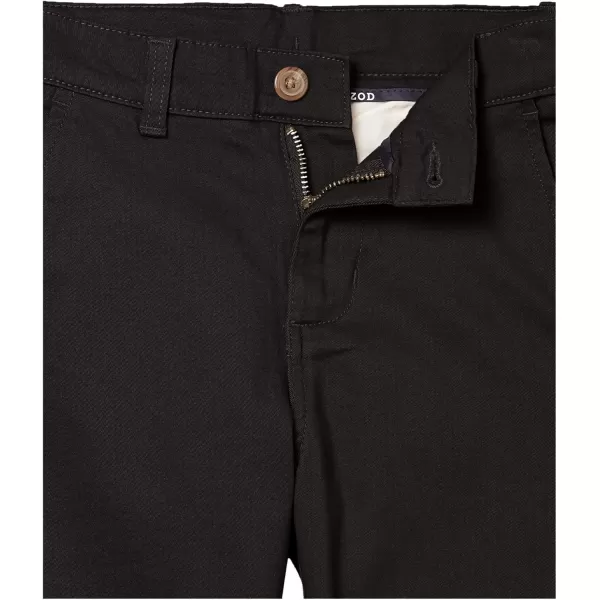 IZOD Boys' School Uniform Twill Pants, Flat Front &amp; Comfortable Waistband with 5 Pockets