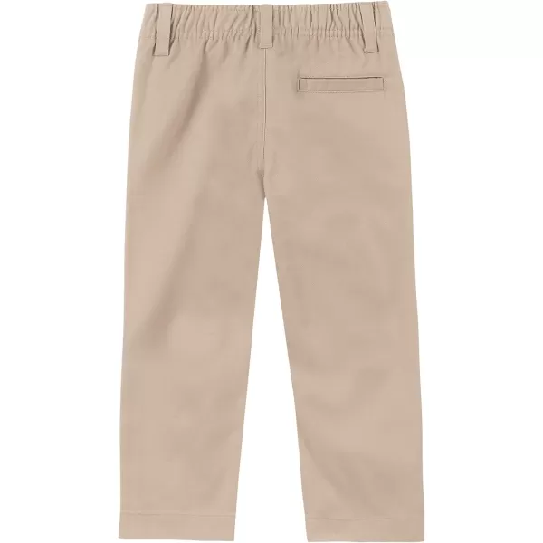 IZOD Boys' School Uniform Twill Pants, Flat Front &amp; Comfortable Waistband with 5 Pockets