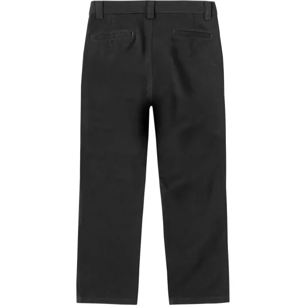 IZOD Boys' School Uniform Twill Pants, Flat Front &amp; Comfortable Waistband with 5 Pockets