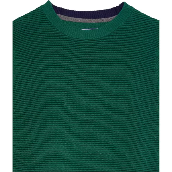 IZOD Boys' Solid Crew Neck Ribbed Pullover Sweater with Chest Logo