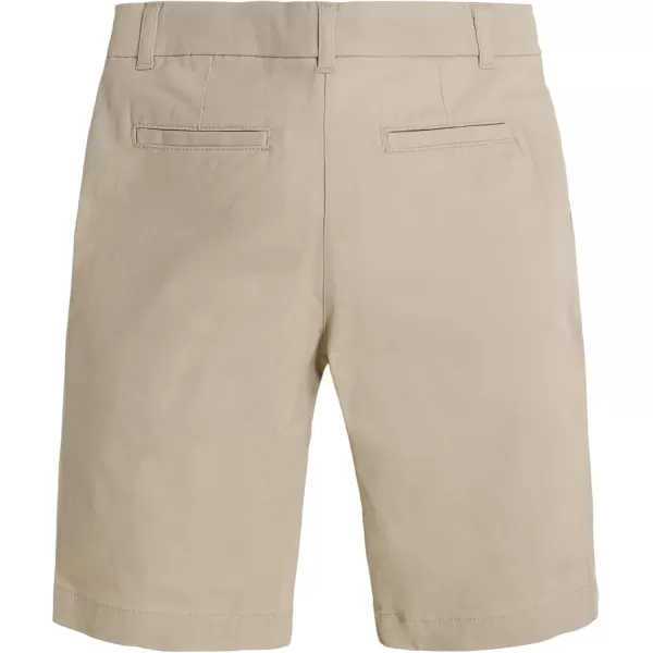 IZOD Girls' School Uniform Adaptive Bermuda Shorts, Adjustable Waistband, Velcro Closure &amp; Faux Buttons