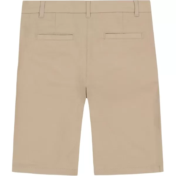 IZOD Girls' School Uniform Skinny Bermuda Twill Short