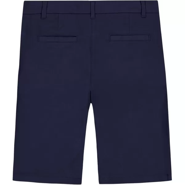 IZOD Girls' School Uniform Skinny Bermuda Twill Short