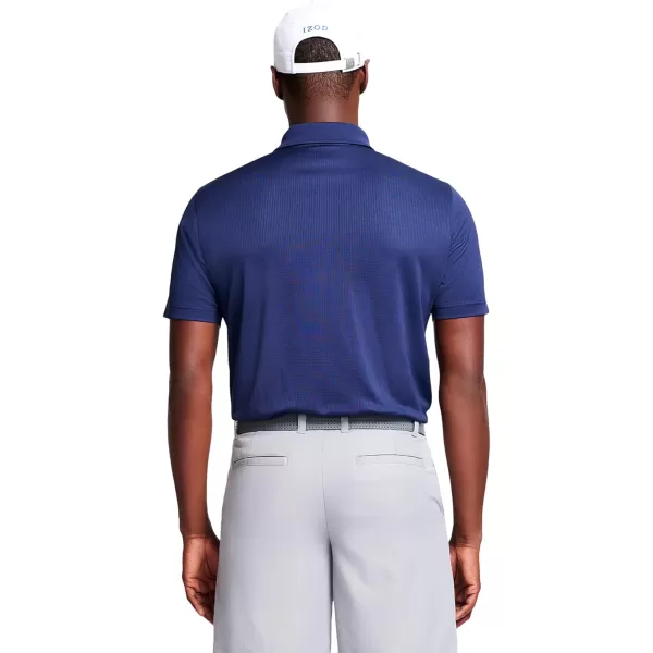 IZOD Men's Big &amp; Tall Performance Golf Grid Polo