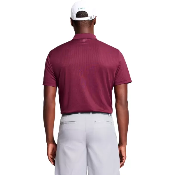 IZOD Men's Big &amp; Tall Performance Golf Grid Polo
