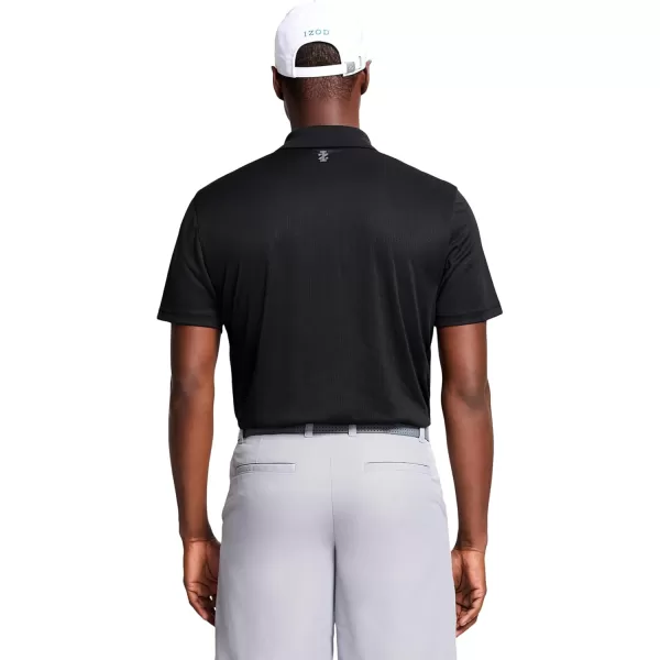 IZOD Men's Big &amp; Tall Performance Golf Grid Polo