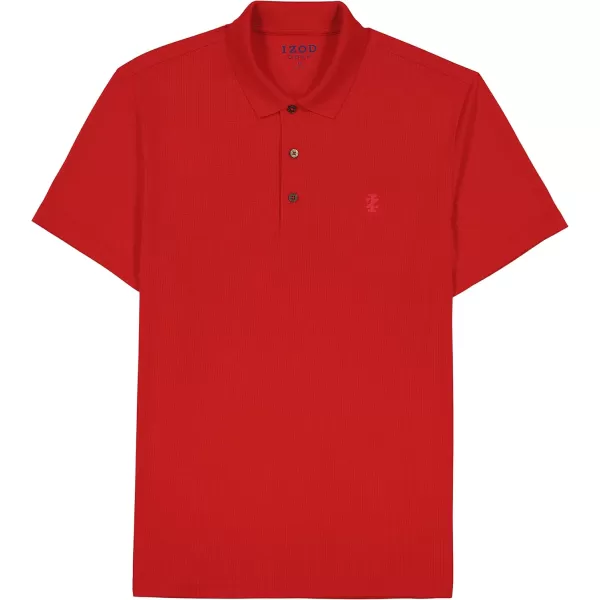 IZOD Men's Big &amp; Tall Performance Golf Grid Polo