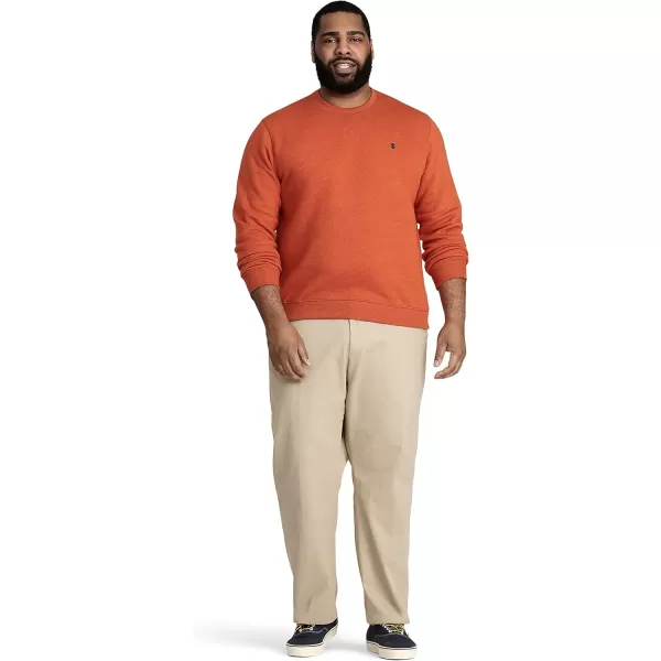 IZOD Men's Big and Tall Advantage Performance Crewneck Fleece Pullover Sweatshirt