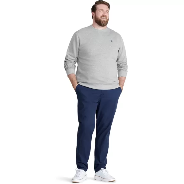 IZOD Men's Big and Tall Advantage Performance Crewneck Fleece Pullover Sweatshirt