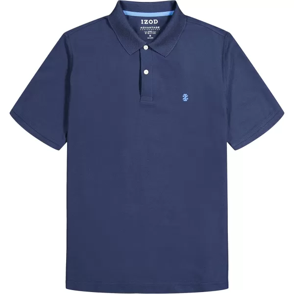 IZOD Men's Big and Tall Advantage Performance Short Sleeve Polo Shirt