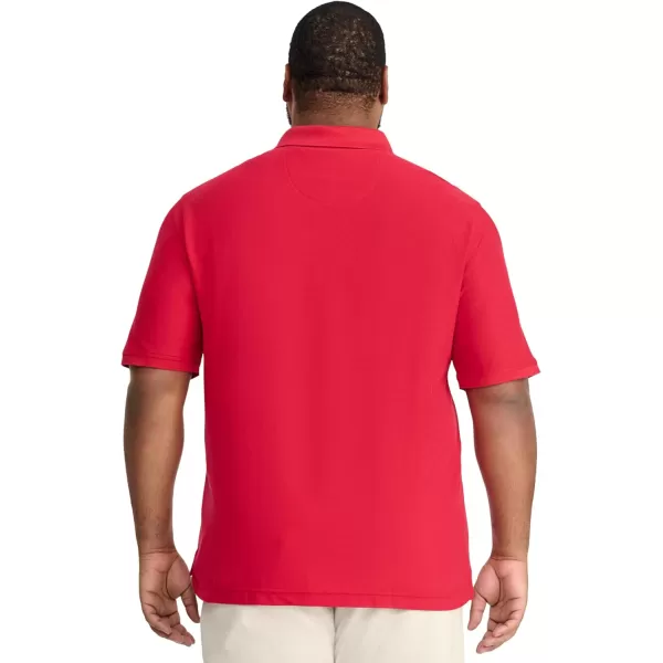IZOD Men's Big and Tall Advantage Performance Short Sleeve Polo Shirt