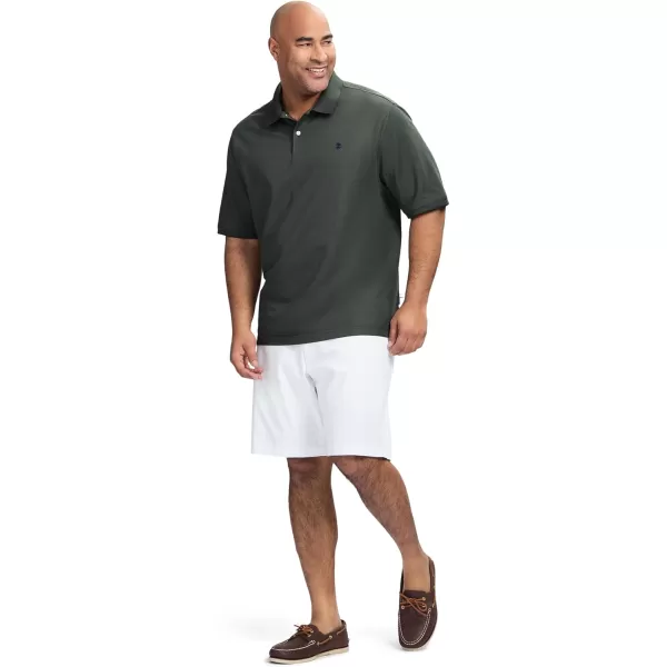 IZOD Men's Big and Tall Advantage Performance Short Sleeve Polo Shirt