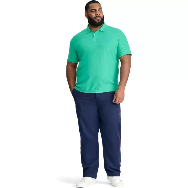 IZOD Men's Big and Tall Advantage Performance Short Sleeve Polo Shirt