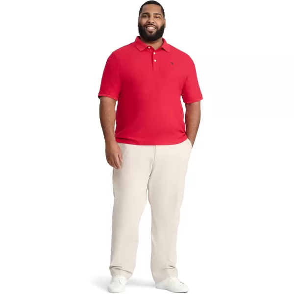 IZOD Men's Big and Tall Advantage Performance Short Sleeve Polo Shirt