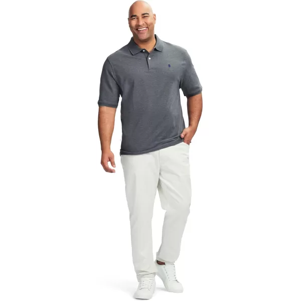 IZOD Men's Big and Tall Advantage Performance Short Sleeve Polo Shirt