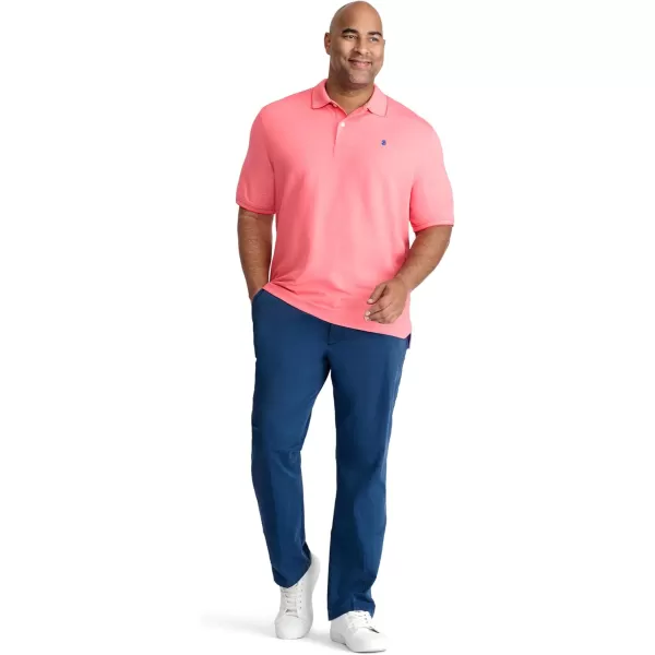 IZOD Men's Big and Tall Advantage Performance Short Sleeve Polo Shirt