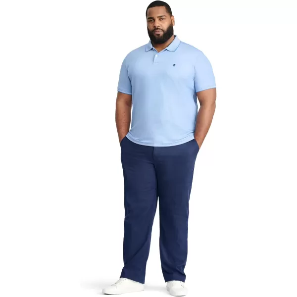 IZOD Men's Big and Tall Advantage Performance Short Sleeve Polo Shirt
