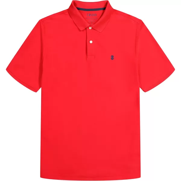 IZOD Men's Big and Tall Advantage Performance Short Sleeve Polo Shirt
