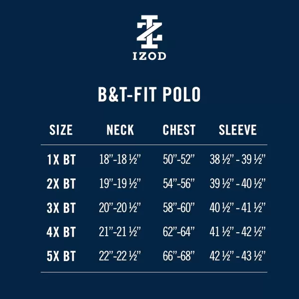 IZOD Men's Big and Tall Advantage Performance Short Sleeve Polo Shirt