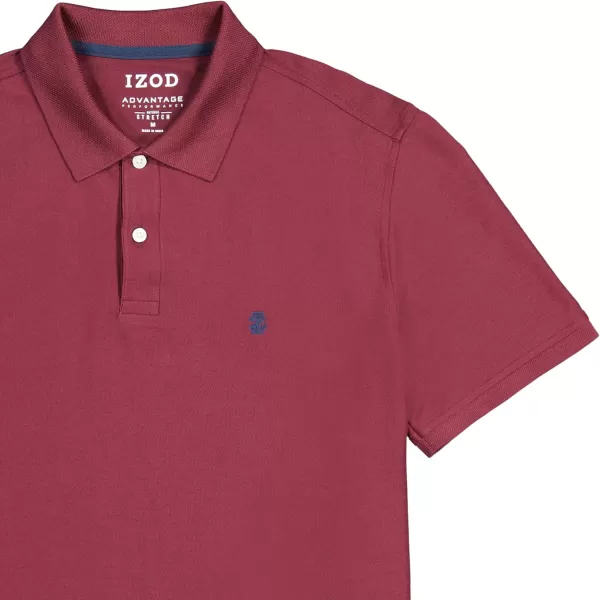 IZOD Men's Big and Tall Advantage Performance Short Sleeve Polo Shirt