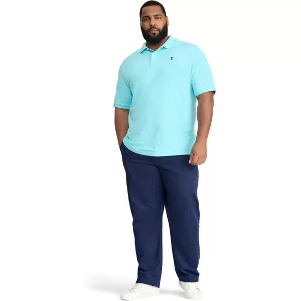 IZOD Men's Big and Tall Advantage Performance Short Sleeve Polo Shirt