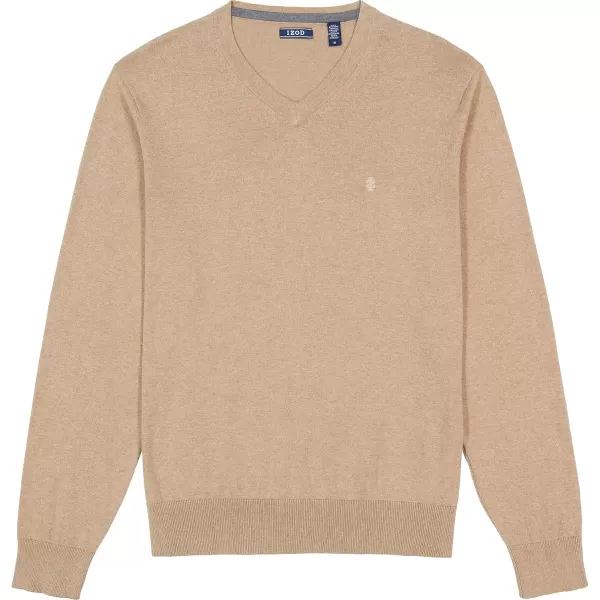 IZOD Men's Big and Tall Premium Essentials Solid V-neck Sweater