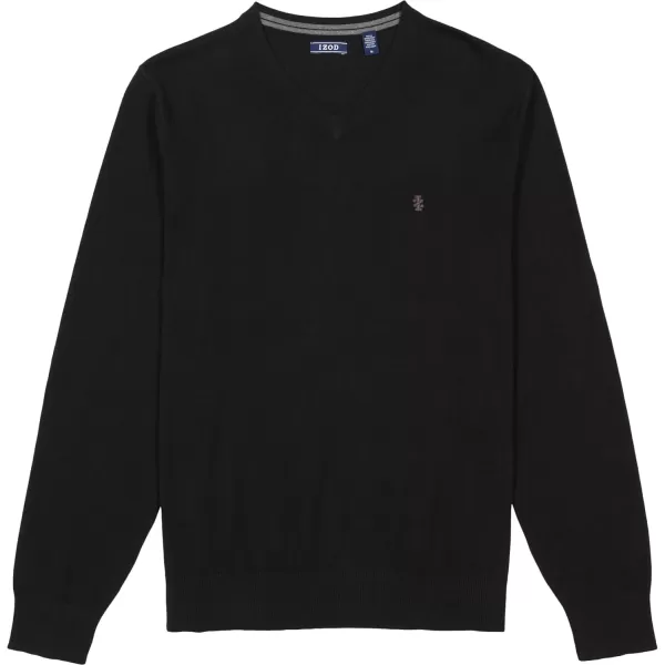 IZOD Men's Big and Tall Premium Essentials Solid V-neck Sweater
