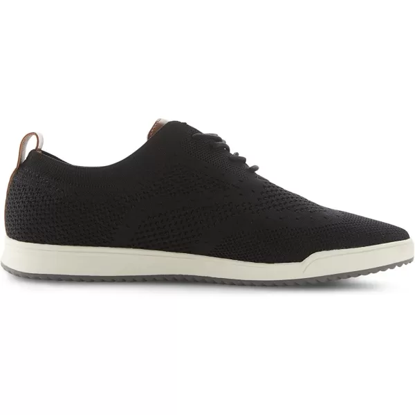 IZOD Men's Grey Breeze Oxford Casual Shoes, Wingtip Memory Foam Canvas Black