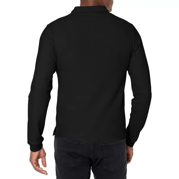IZOD Uniform Young Men's Long Sleeve Pique Polo