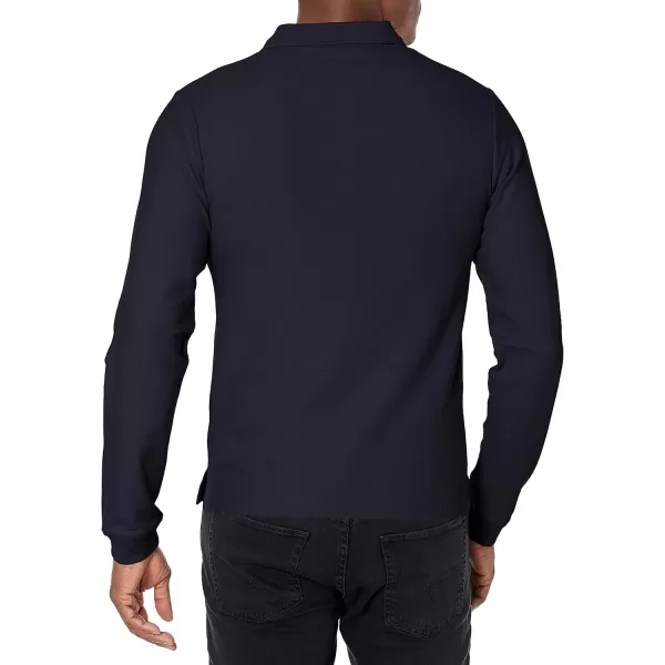 IZOD Uniform Young Men's Long Sleeve Pique Polo