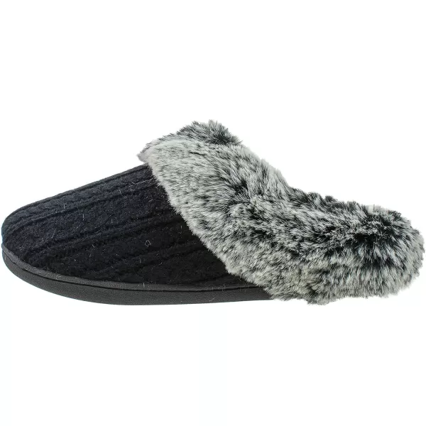 IZOD Women's Memory Foam Slippers, Winter Warm Slip On Scuff Clogs, Women's Size 5 to 12