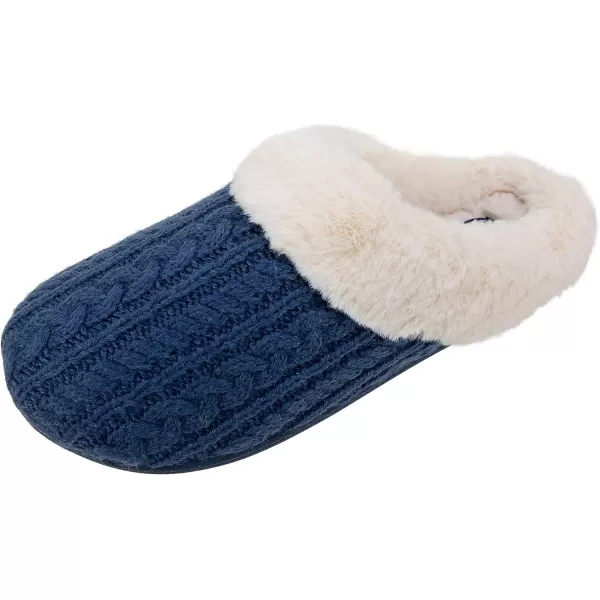 IZOD Women's Memory Foam Slippers, Winter Warm Slip On Scuff Clogs, Women's Size 5 to 12