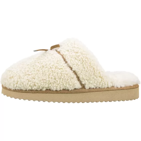 IZOD Women's Slipper, Dana Sherpa Scuff Slipper, Red, Size Small  to X-Large 