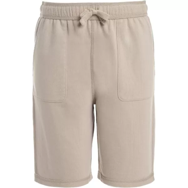 IZOD Boys' School Uniform Sensory-Friendly Knit Short, Soft Fabric with Elastic Waist, Tagless, Flattened Seams &amp; Pockets