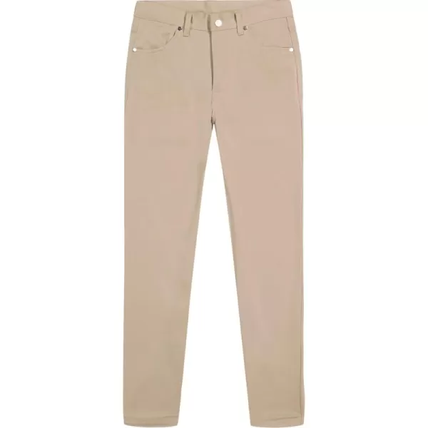 IZOD Boys' School Uniform Twill Pants, Flat Front &amp; Comfortable Waistband with 5 Pockets