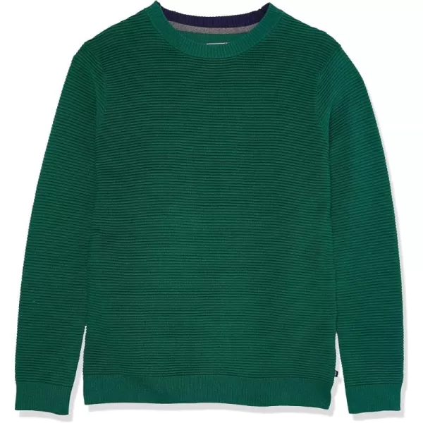 IZOD Boys' Solid Crew Neck Ribbed Pullover Sweater with Chest Logo