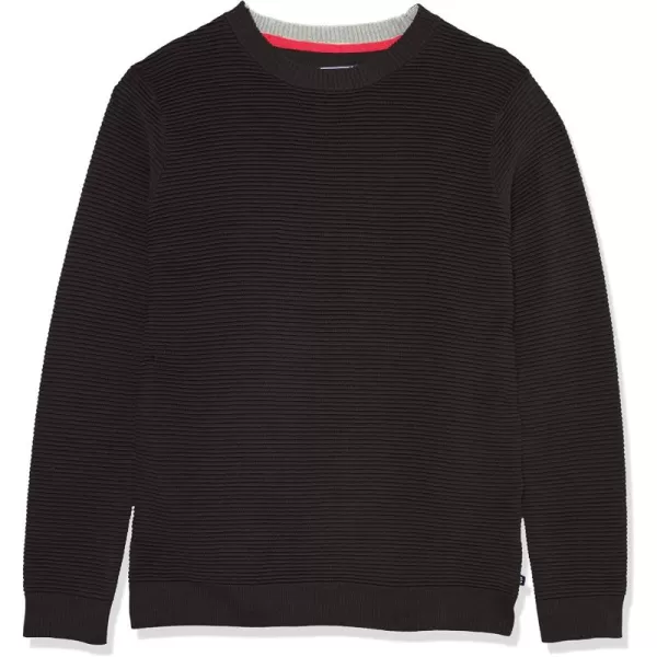 IZOD Boys' Solid Crew Neck Ribbed Pullover Sweater with Chest Logo