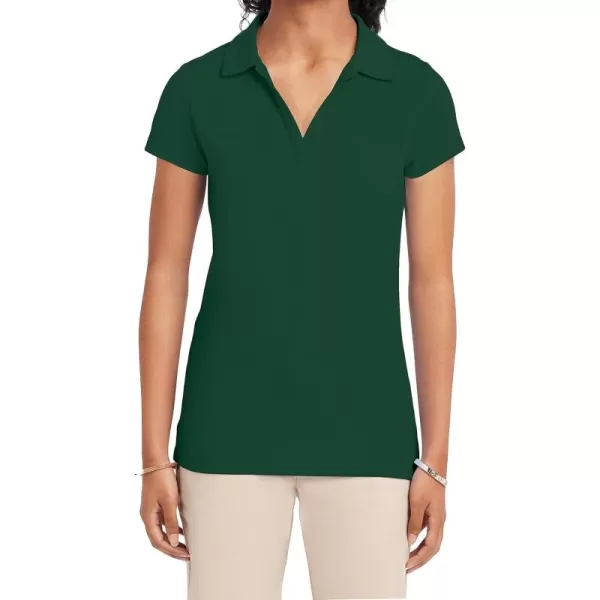 IZOD Juniors Uniform Short Sleeve Polo Shirt, Button Closure, Moisture Wicking Performance Material &amp; Fade Resistant