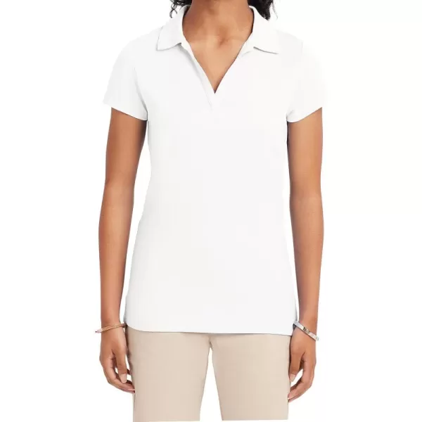 IZOD Juniors Uniform Short Sleeve Polo Shirt, Button Closure, Moisture Wicking Performance Material &amp; Fade Resistant
