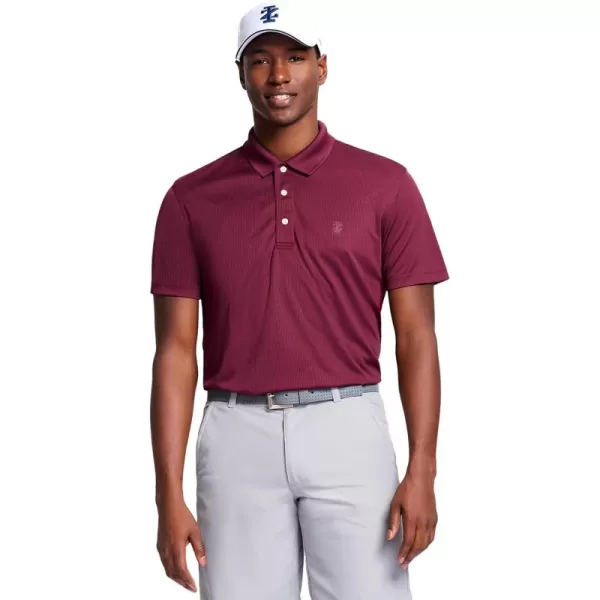 IZOD Men's Big &amp; Tall Performance Golf Grid Polo
