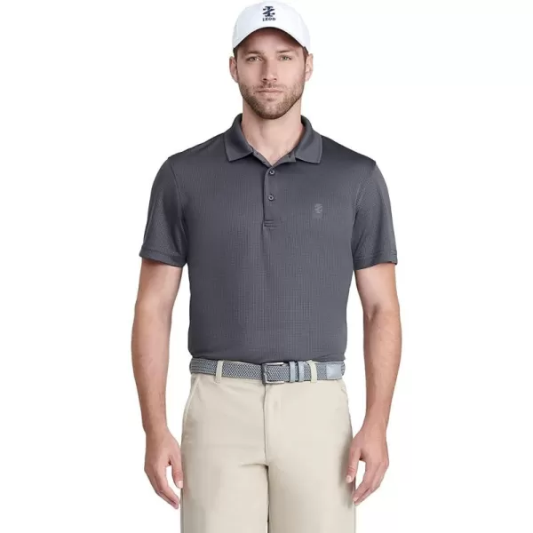 IZOD Men's Big &amp; Tall Performance Golf Grid Polo