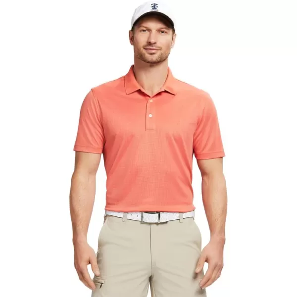 IZOD Men's Big &amp; Tall Performance Golf Grid Polo