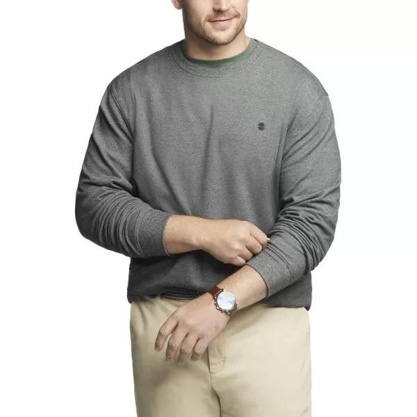 IZOD Men's Big and Tall Advantage Performance Crewneck Fleece Pullover Sweatshirt