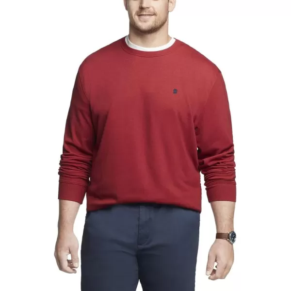 IZOD Men's Big and Tall Advantage Performance Crewneck Fleece Pullover Sweatshirt