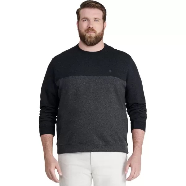 IZOD Men's Big and Tall Advantage Performance Crewneck Fleece Pullover Sweatshirt